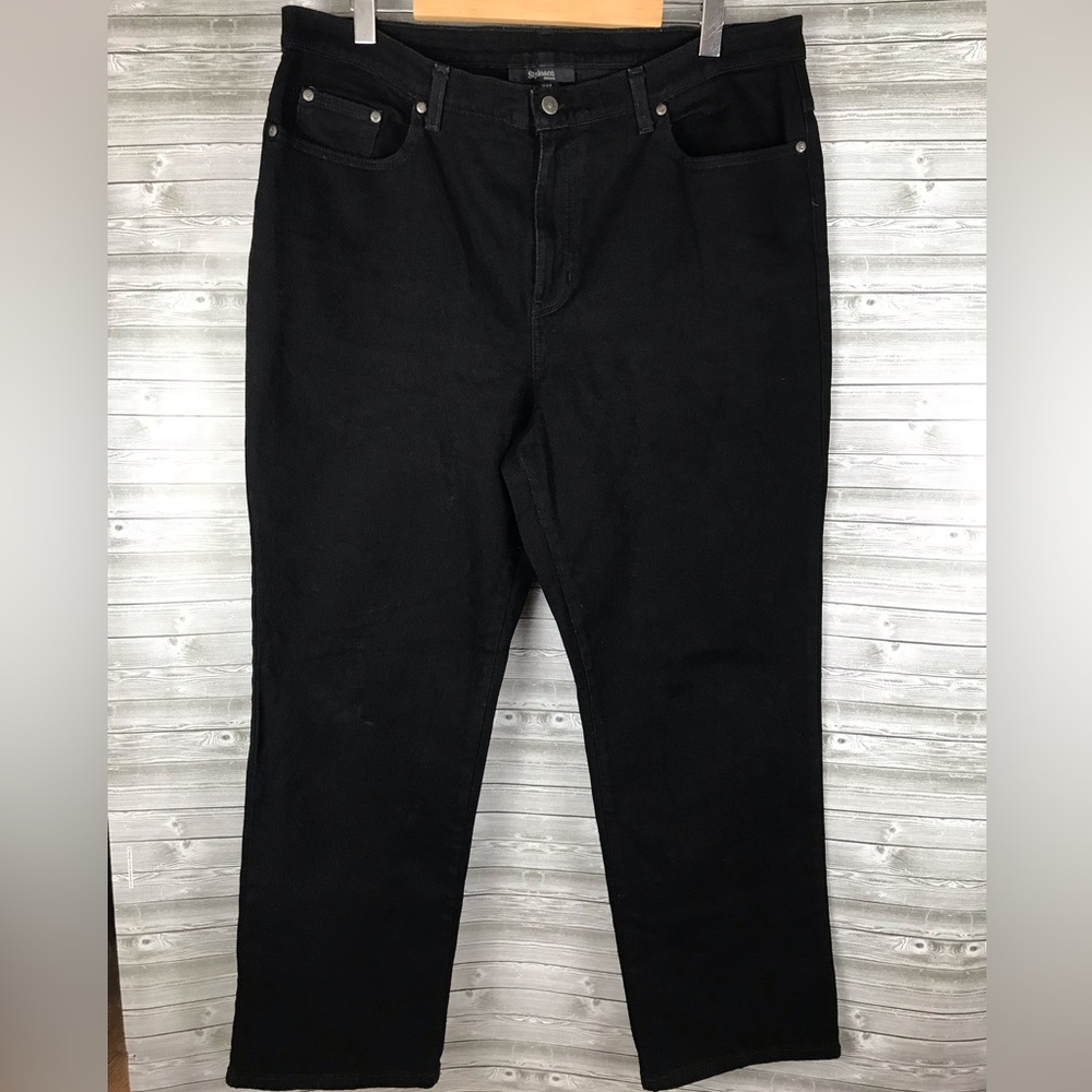 Style & co size 18WR black straight leg denim jeans
